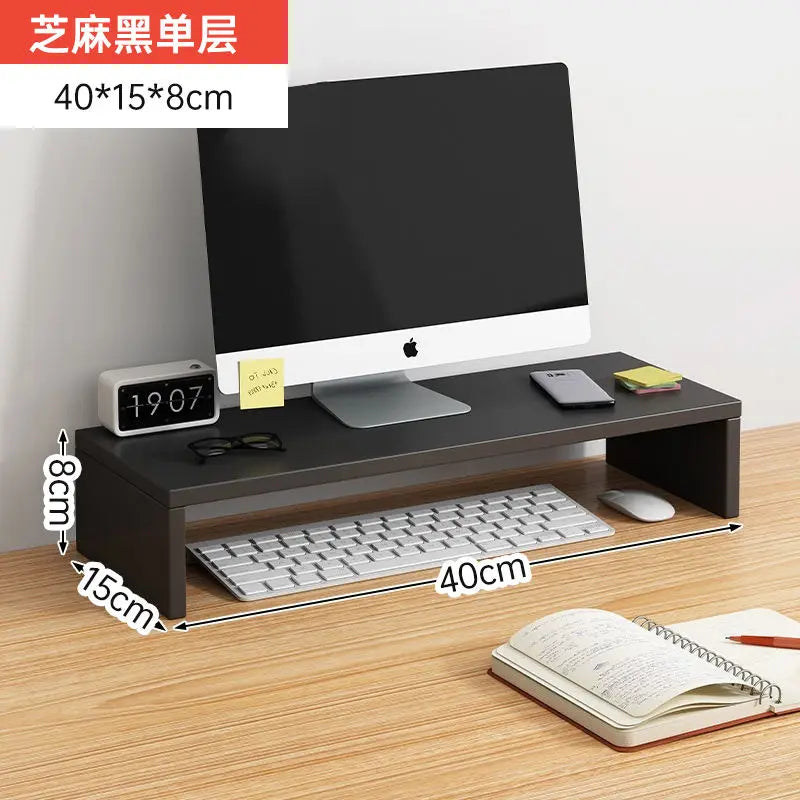 

Monitor Riser Stand - Ergonomic Laptop Stand Desk Organizer Keyboard Storage

