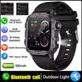 2026 New Military Smart Watch Men 3ATM Outdoor Sports Fitness Tracker Blood Pressure Health Monitor BT Calls GPS Smartwatch HT30