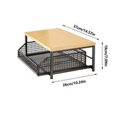 

Kitchen Countertop Organizer 2 Tier Organizer Rack Multi Use Shelf For Microwave Coffee Machine Printer Kitchen Accessories

