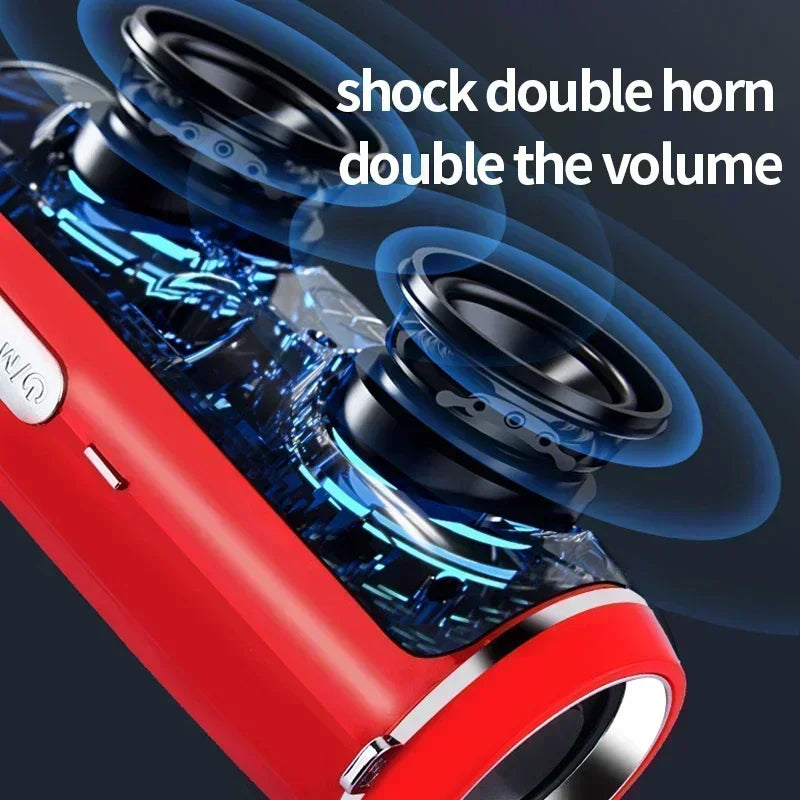 Portable Bluetooth Speaker 6D Surround Deep Bass Dual Horn Wireless Stereo Support TF USB Handsfree Call Outdoor Mini Audio Box
