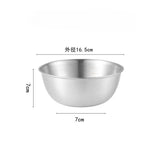 

Stainless Steel Mixing Bowls with Measurements, Suitable for Home Use, for Mixing and Kneading, Salads, and Baking Salad Bowl

