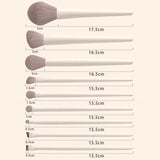 

12PCS Makeup Brush Set Foundation Concealer Powder Eyeshadow Blush Brush Kabuki Blending Cosmetic Beauty Tool for Face

