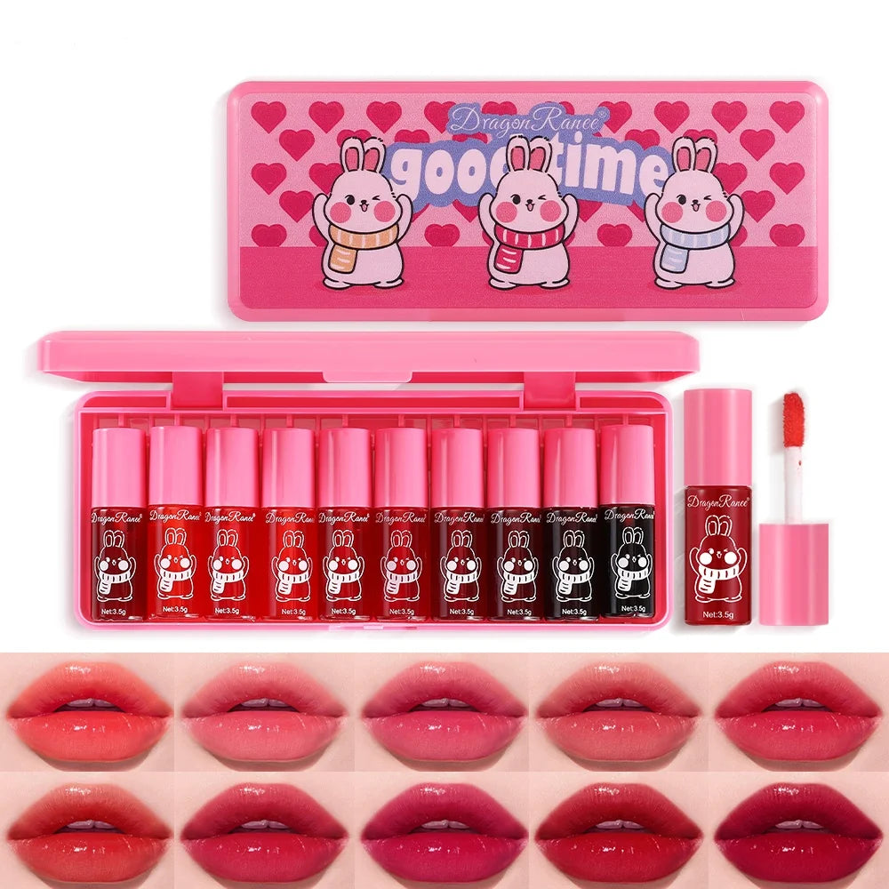 

Coffret de 10 gloss à lèvres

