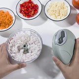 

500/900ML Manual Meat Mincer Garlic Chopper Rotate Garlic Press Crusher Vegetable Onion Cutter Kitchen Cooking Accessories

