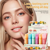

Fruity Lip Balm Set – 24Pcs Moisturizing Lip Care Kit with Vitamin E &amp; Shea Butter, Deeply Nourishes Dry Chapped Lips

