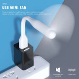 

Mini USB Fan Flexible Bendable Fan For Power Bank Laptop PC AC Charger Portable Hand Cooling Fan For Computer Summer Gadget

