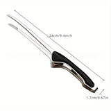 

1pc Stainless Steel Kitchen Tongs, Serving Tongs for Cooking, Metal Food Tongs with Non-Slip Comfort Grip, Non-Stick Cooking Ton

