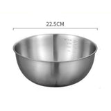 

1-3 Stainless Steel Bowl Set with Scale for Cooking Baking Food Storage Large Capacity Mixing Bowls for Home Kitchen Essentials

