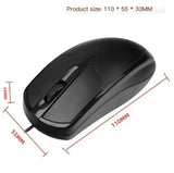 

USB Optical Wired Mouse Laptop Home Office Mouse Anti Slip Roller 3D 1200DPI Game Mause Computer Accessories For PC Desktop

