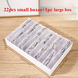 

Cable Organizer Boxes - Desktop Cable Management, Charging and Accessories Organizer, Desk &amp; Drawer Organizer for Home Storage

