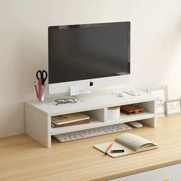 

Monitor Riser Stand - Ergonomic Laptop Stand Desk Organizer Keyboard Storage


