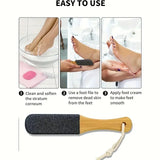 

1/2PCS Heavy Duty Callus Remover, Extra Coarse/Fine Double-Sided Foot File for Pedicure, Salon &amp; Home Use, Portable


