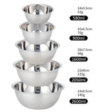 

Stainless Steel Mixing Bowls Portable Kitchen Cooking Nesting Storage Bowls for Home Outdoor Camping Accessories

